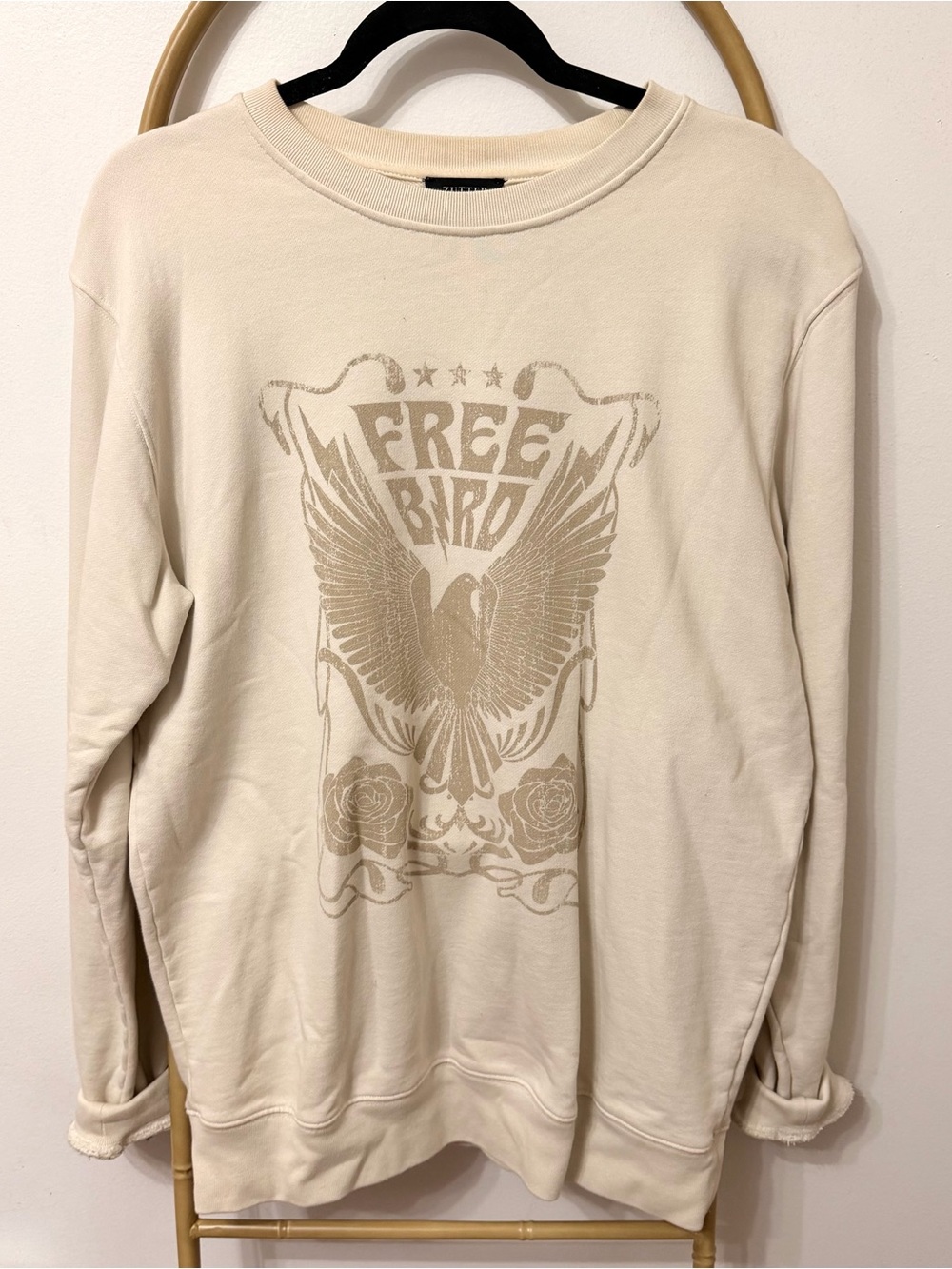 Free Bird Graphic Crewneck Sweatshirt
